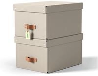 LEITZ Aufbewahrungsboxen Puro 27,5 x 37,5 x 20,0 cm, beige