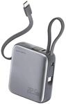 4smarts Powerbank Pocket Dual Cord 10000mAh 22.5W spacegrau