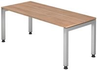 HAMMERBACHER h&ouml;henverstellbarer Schreibtisch VJS19/N/S nussbaum
