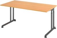 HAMMERBACHER h&ouml;henverstellbarer Schreibtisch VZS16/6/G buche