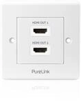 PureLink HDMI Anschlu&szlig;dose - PureInstall 2-fach