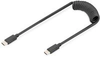 Digitus USB 2.0 - USB - C auf USB - C Spiralkabel