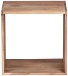WOHNLING WL1.559 Standregal MUMBAI Massiv-Holz Akazie 33 cm x 43 cm x 43 cm