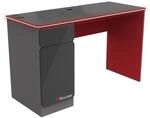 X Rocker Carbon-Tek Gaming Schreibtisch mit LED-Beleuchtung & Wireless Charging