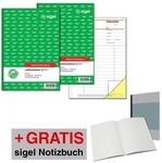 SIGEL Lieferschein mit Empfangsschein Formularb&uuml;cher, 2 St.
