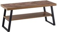 WOHNLING WL6.977 Schuhbank mit Stauraum 100x41x40 cm Fischgr&auml;t-Muster...