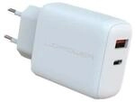 LC Power 45W USB-C, USB-A GaN-Ladeger&auml;t, wei&szlig;