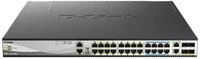 D-Link DMS-3130-30PS/E, 30-Port Layer 3 PoE Multi-Gigabit Stack Switch
