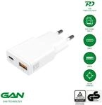4smarts Netzladeger&auml;t PDPlug Slim Duos 30W GaN 1C+1A, wei&szlig;