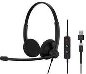 EPOS IMPACT 100 Series Headset On-Ear, kabelgebunden - USB-A, USB-C - schwarz