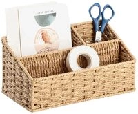 Zeller Schreibtisch-Organizer Papiergeflecht 25,5 x 14,2 x 12,2 cm natur