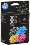 HP Original 302/304 Druckerpatronen Multipack Set - B82L1AE