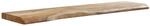 WOHNLING WL6.515 Wandregal mit Baumkante Akazie 120 cm x 26 cm x 4 cm