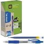 PILOT G2 + 12 Minen Gelschreiber-Set 0.4 mm, Schreibfarbe: Blau