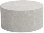 WOHNLING WL7.317 Couchtisch MONOBLOC Sand 60 cm x 60 cm x 30 cm