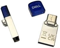 Dell Combo USB-Stick 128 GB Blau/Silber