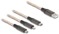 DeLOCK 3 in 1 Kabel zum Laden - 1.2 m