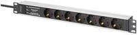 Digitus DN-95441 Stromverteilereinheit (PDU) 7 AC-Ausg&auml;nge 1U Schwarz, Silber