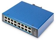 Digitus 16 Port Gigabit Ethernet Netzwerk Switch, Industrial, Unmanaged