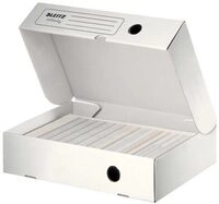 LEITZ Infinity Archivboxen 25,5 x 33,0 x 8,0 cm wei&szlig;