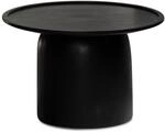 WOHNLING WL6.811 Couchtisch Schwarz 60 cm x 60 cm x 40 cm