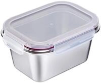 WESTMARK Frischhaltedose 9,0 cm hoch silber 1,0 l, 1 St.