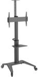 PureMounts Premium TV Cart - Single Display bis 70", schwarz