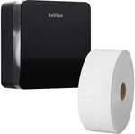 Satino by wepa HYGINITY S JT1 System Toilettenpapierspender schwarz