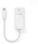 PureLink USB-C auf Ethernet Adapter - Gigabit 1000Mbps - iSerie - wei&szlig; - 0,10m