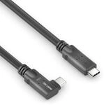 PureLink USB-C auf USB-C 90&deg; Links/Rechts-Kabel - USB4 Gen 2x2, 5A, SPR 100W,...