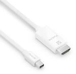PureLink Mini DisplayPort auf HDMI Kabel - 4K60 - iSerie - wei&szlig; - 1,50m