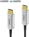 FiberX Serie - HDMI 4K Glasfaser Extender Kabel - 10m