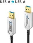 FiberX Serie - USB 3.1 Glasfaser Kabel - USB-A USB-A - 5m