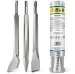 S&R Mei&szlig;el-Set SDS-plus 3-teilig