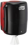 TORK Putztuchspender 1 Rolle schwarz, rot