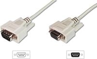 Digitus Datatransfer Verl&auml;ngerungskabel, D-Sub9/St - D-Sub9/Bu