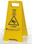 easy absorb Warnaufsteller Achtung! 24 cm x 61 cm