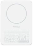 Belkin BoostCharge Slim, Magnetische Powerbank 10.000mAh, 7.5 W, wei&szlig;