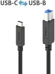 PureLink USB 3.2 USB-C auf USB-B Kabel - 0,5m