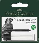 FABER-CASTELL Radiergummis Precision Eraser Pen Ersatz, wei&szlig;