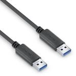 PureLink USB-A auf USB-A Kabel - 3.1 Gen 1, 3A/5V/15W, 5G - iSerie - schwarz -...