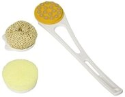 RUSSKA Massageb&uuml;rsten-Set Kunststoff wei&szlig;