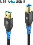 PureLink FlexInstall USB-A auf USB-B Kabel USB 3.0, 5Gbps, 1.50m