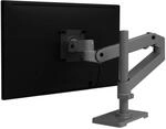 Ergotron LX Pro Monitor Tischhalterung f&uuml;r LCD-Display - mit hohem Pol - Dunkelgrau