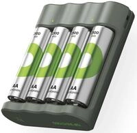 GP USB-Akku-Ladeger&auml;t inkl. Akkus B441U + B441D 4-Port