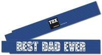 TOX Meterstab "BEST DAD EVER" Holz