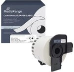 MediaRange Endlospapierrolle f&uuml;r Etikettendrucker ersetzt brother DK-22205 wei&szlig;,