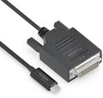 PureLink USB-C auf DVI Kabel - 1920x1200 - WUXGA - iSerie - schwarz - 1,50m