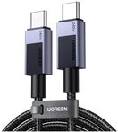 UGREEN L513 USB-C auf USB-C Ladekabel, 2m, grau 45068