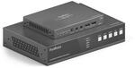PureTools - 18Gbps USB-C KVM-Switcher mit Dante und Multiview, 4K (60Hz 4:4:4)...